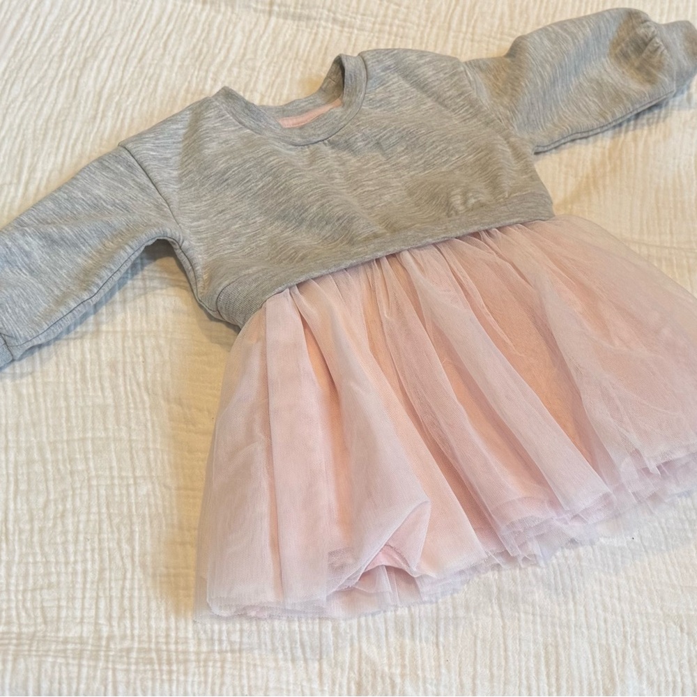 Tucker + Tate Gray and Pink Dress